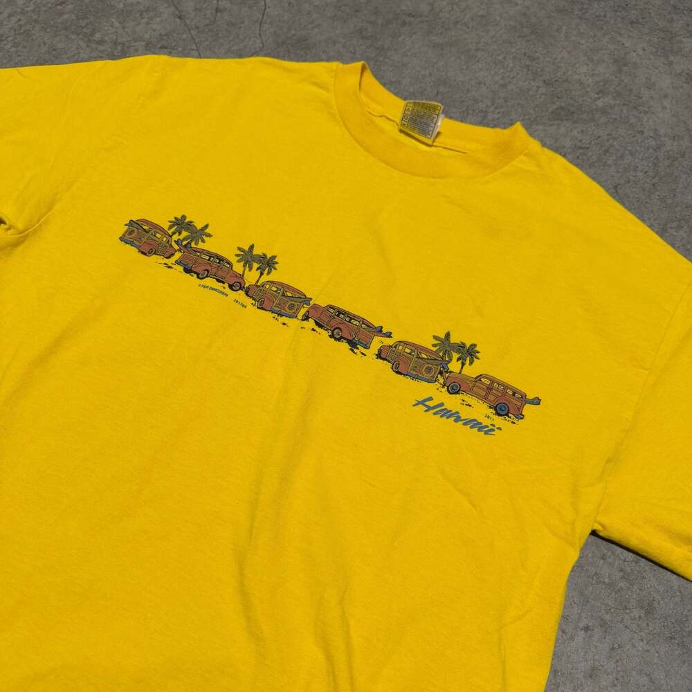 Vintage Hawaii Wagon Graphic T-Shirt Size L
